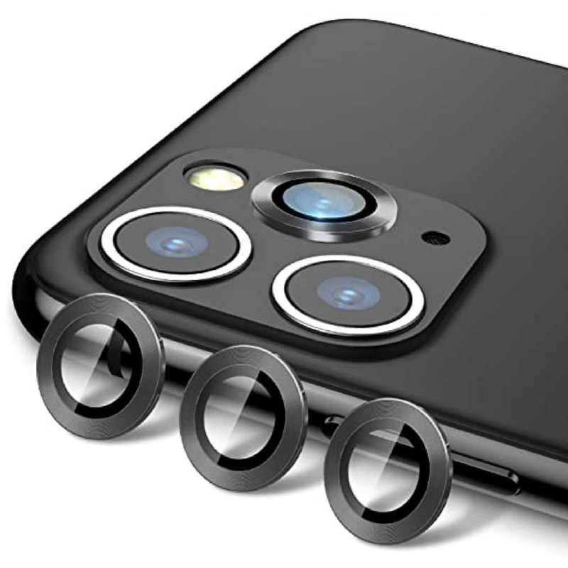 محافظ لنز دوربین Q.Y مدل رینگی مناسب برای گوشی موبایل اپل 12تا 13 پرومکس
